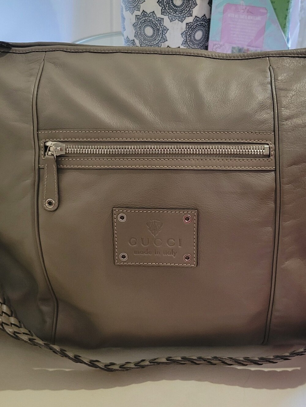 Gucci Large Tote Bag in Taupe